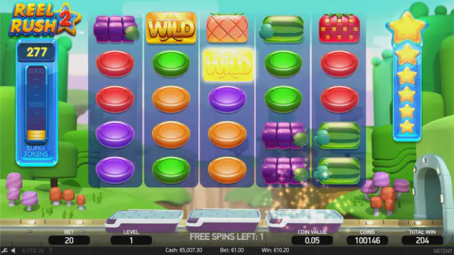 Reel Rush 2 Online Slot - Ein aufregendes Abenteuer