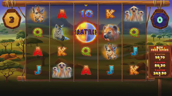 Erleben Sie den Nervenkitzel von Serengeti Kings Slot Spiel von NetEnt. Probieren Sie es jetzt mit einem kostenlosen Spiel aus!